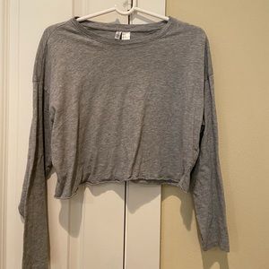 grey long sleeve lop WORN ONCE